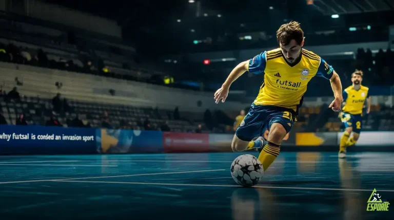 por que o futsal é considerado um esporte de invasão